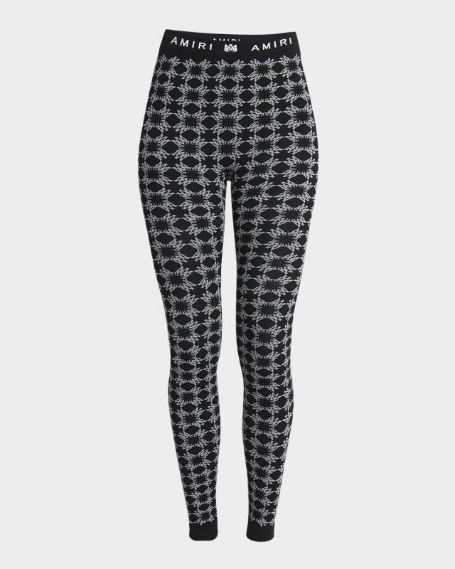 MA Quad Logo-Band Seamless Leggings
